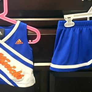 NBA original Adidas NY Knicks cheerleader set size 2T. Beautiful embroidery.